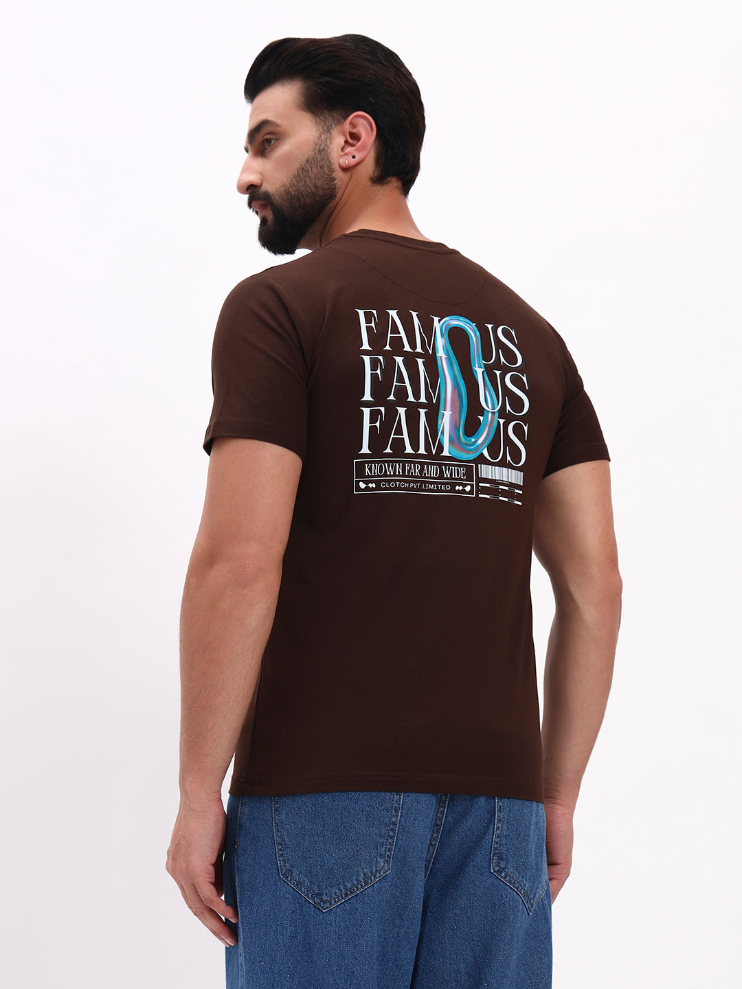 FAMOUS BACK PRINTED T-SHIRT