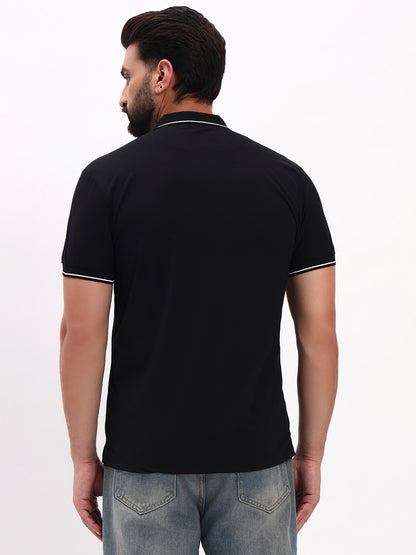 BLACK POLO SHIRT