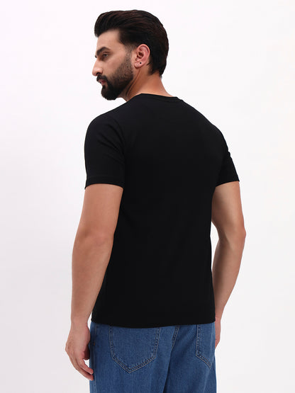 BLACK SOLID T-SHIRT