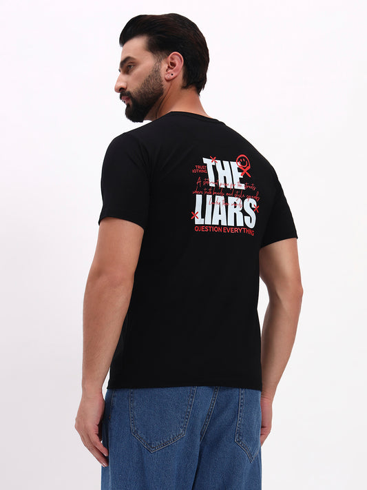 THE LIARS BACK PRINTED T-SHIRT
