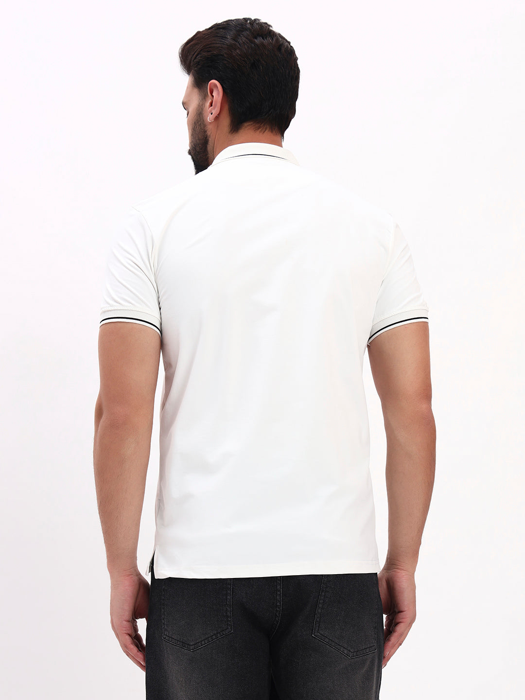 WHITE POLO SHIRT