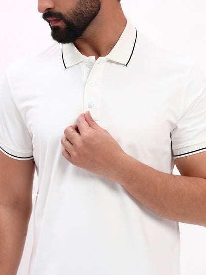 WHITE POLO SHIRT