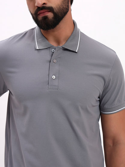 GREY POLO SHIRT