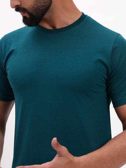 SEA GREEN SOLID T-SHIRT