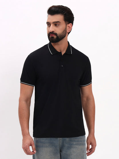 BLACK POLO SHIRT