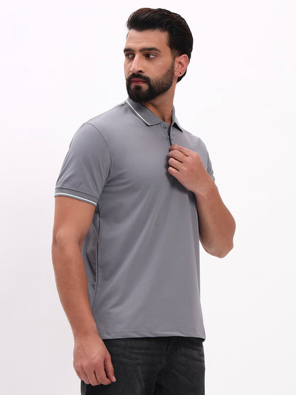 GREY POLO SHIRT