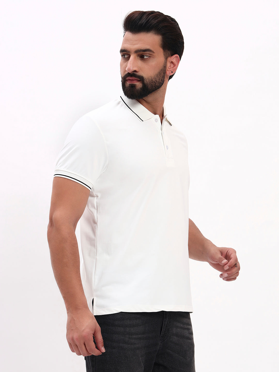 WHITE POLO SHIRT