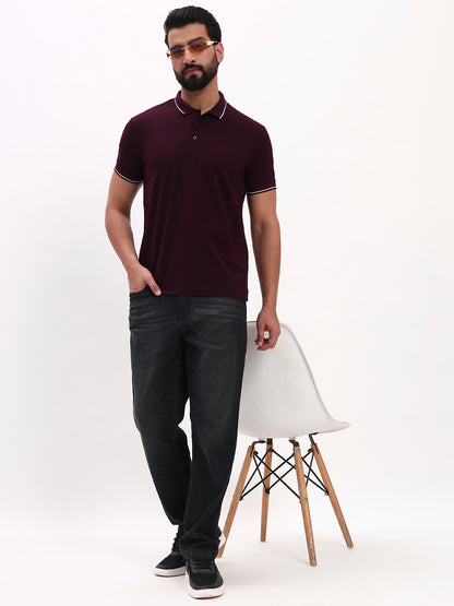 BURGUNDY POLO SHIRT