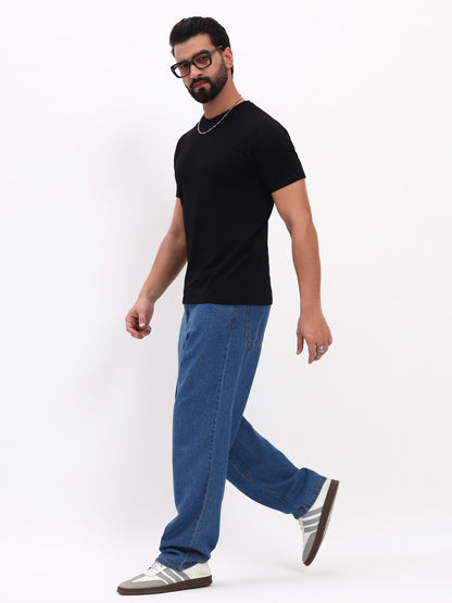 BLACK SOLID T-SHIRT