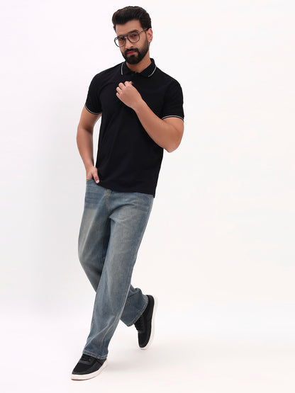 BLACK POLO SHIRT