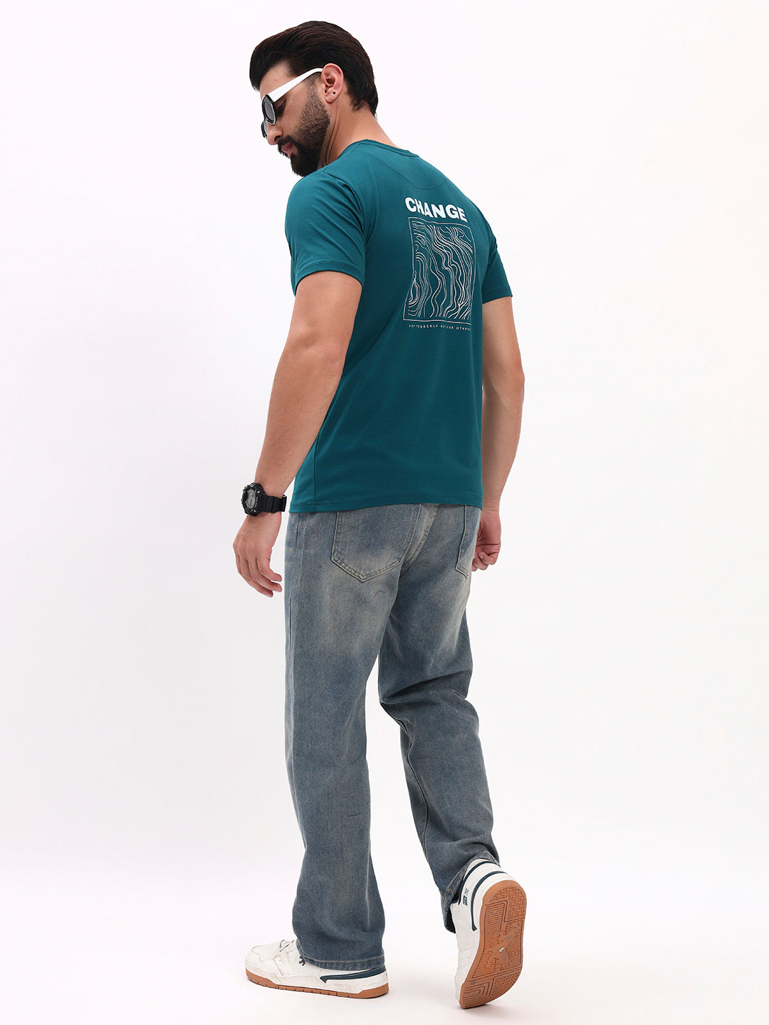 CHANGE BACK PRINTED T-SHIRT