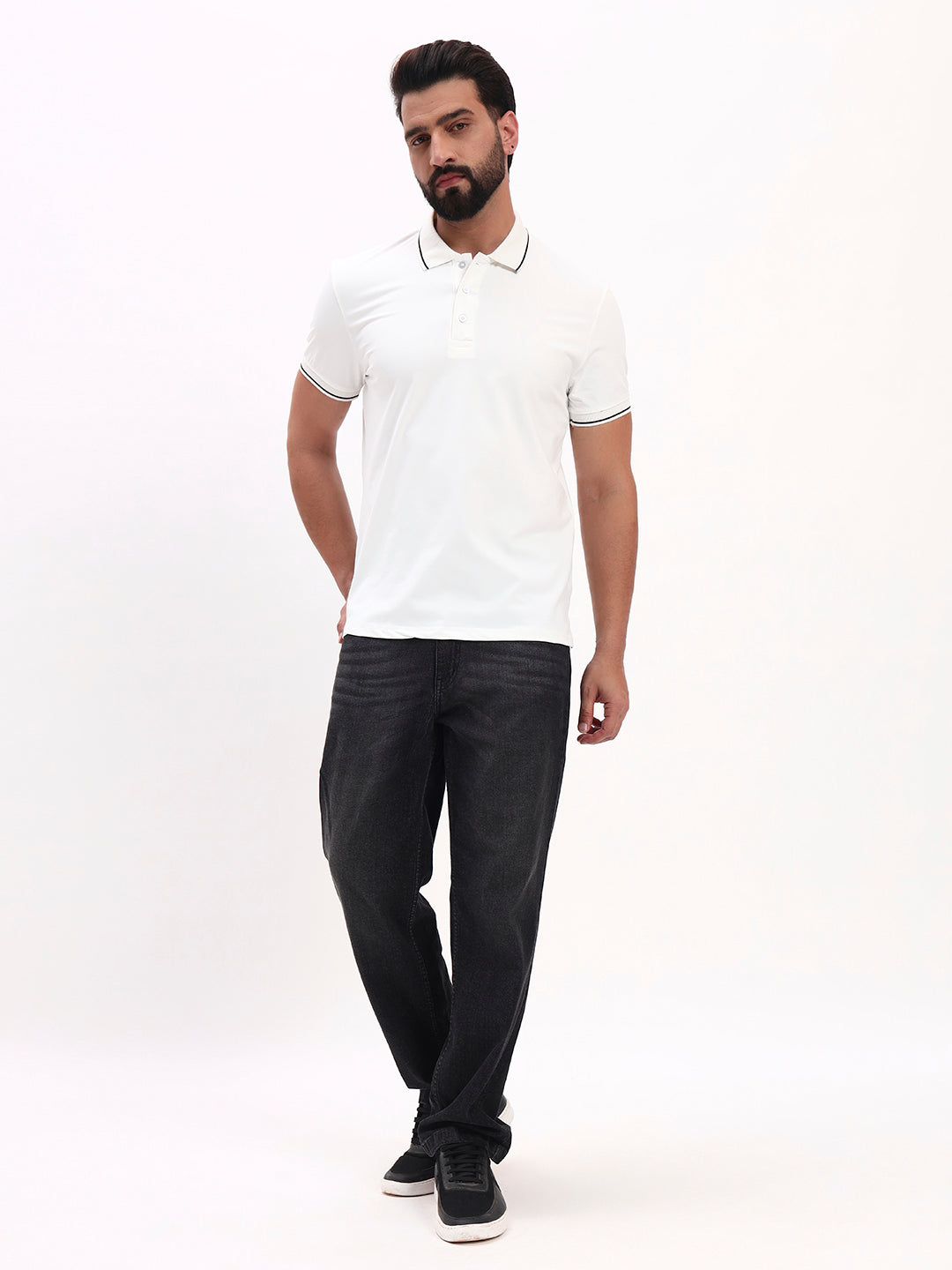 WHITE POLO SHIRT
