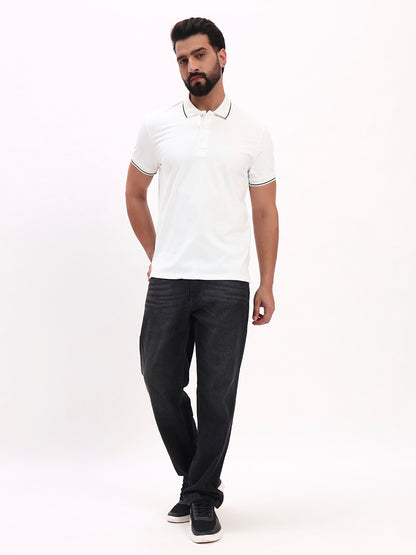 WHITE POLO SHIRT