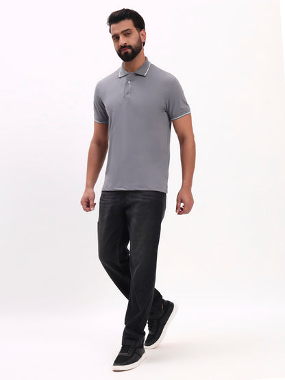 GREY POLO SHIRT