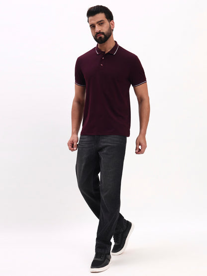 BURGUNDY POLO SHIRT