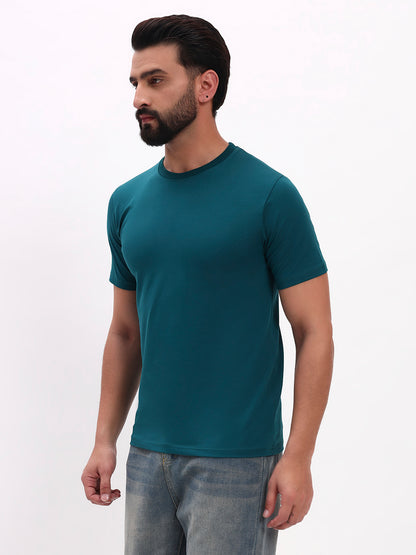 SEA GREEN SOLID T-SHIRT